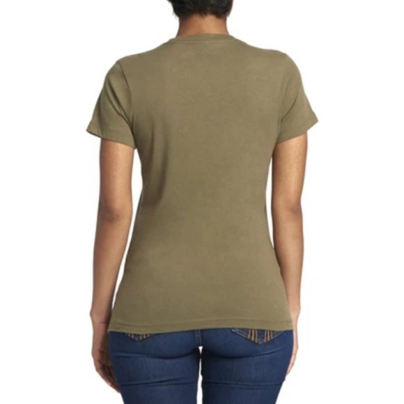 Tee Shirt Ladies Tops Personalized Green New - Picture 13 of 15